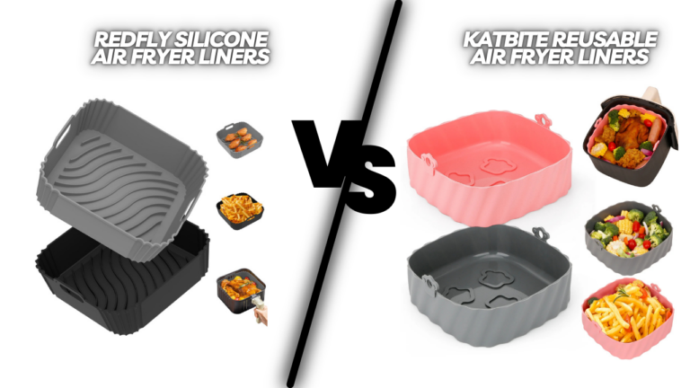 Redfly Silicone Air Fryer Liners vs. Katbite Reusable Air Fryer Liners: Which is the Better Choice?