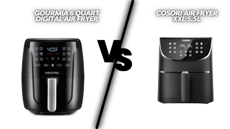 Gourmia 6 Quart Digital Air Fryer vs. COSORI Air Fryer XXL 5.5L: Which Air Fryer Should You Choose?